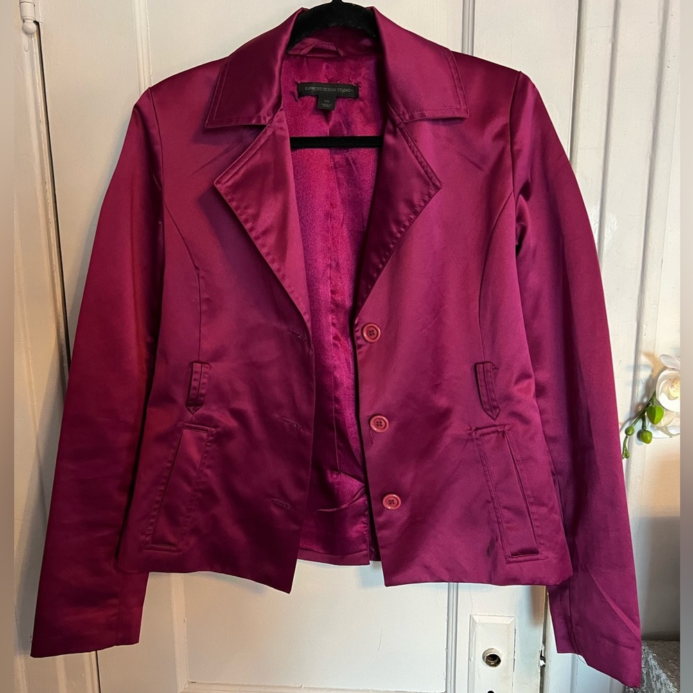 Satin Blazer